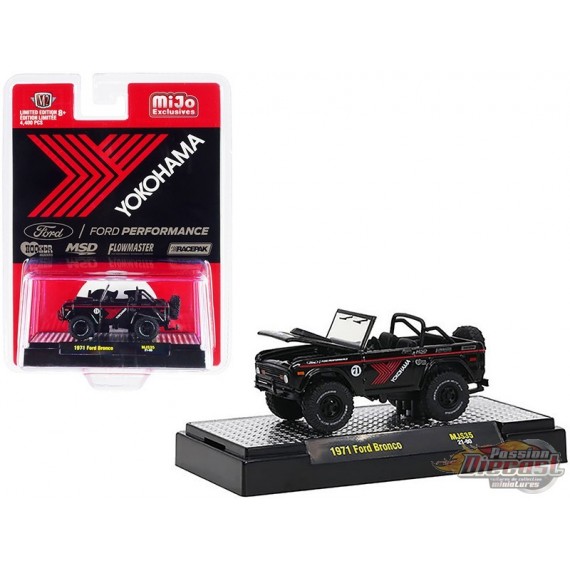 1971 Ford Bronco Off Road 4X4 - Yokohama Racing Exclusive - M2 Machine Mijo Exclusive 1:64 - 31500-MJS35