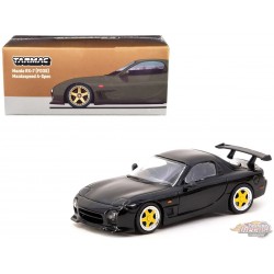 Mazda RX-7 FD3S Mazdaspeed A-Spec - Brilliant Black - Tarmac - 1/64 - T64G-012-BK Passion Diecast