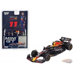 Oracle Red Bull Racing RB18 No.11 Sergio Pérez 2022 Abu Dhabi Grand Prix 3rd Place - Mini GT F1 - 1:64 - MGT00538