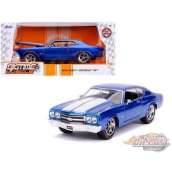 1970 Chevrolet Chevelle SS - Blue -  JADA 1/24 -  31450  -  Passion Diecast