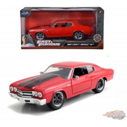 FAST & FURIOUS CHEVY CHEVELLE SS DOM RED  Jada 97193