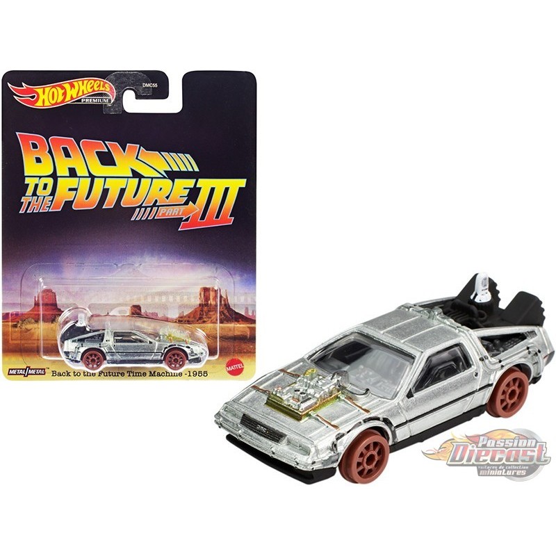 Voiture miniature Delorean Back to the Future III Hotwheels 1/64