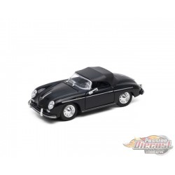 Porsche 356A Speedster - Noir - Welly 1/24 - 24106HW BK - Passion diecast