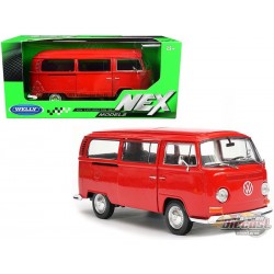1972 Volkswagen Bus T2 - welly 1/24 - 22472 - Passion Diecast 