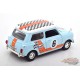 1961-1967 Morris Mini Cooper avec livrée GULF - Motormax 1/18 - 79743 BL - Passion Diecast 