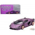 (Web Only)  Lamborghini Sián FKP 37 Matte Viola SE30 - HK Exclusive (LHD) - Mini GT - 1:64 - MGT00588