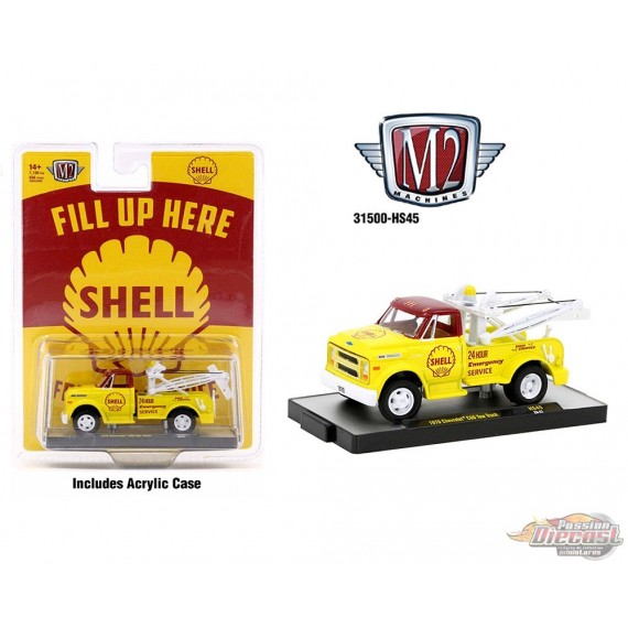 1970 Chevrolet C60 SHELL Tow Truck - Hobby Exclusive - M2 Machine - 1:64 - 31500-HS45 Passion Diecast