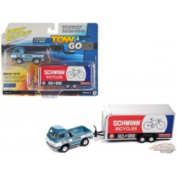 1965 Dodge A-100 Pickup avec remorque fermée - Truck&Trailers - Johnny Lightning 1:64 - JLSP351 B