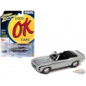 1969 Chevrolet Camaro RS/SS Cabriolet en argent Cortez avec bande latérale de hockey noire - Johnny Lightning - 1/64 - JLSP335 B