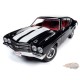 1970 Chevrolet Chevelle Hardtop in Tuxedo Black - Hemmings Muscle Machines - Auto World / American Muscle - 1/18 - AMM1317