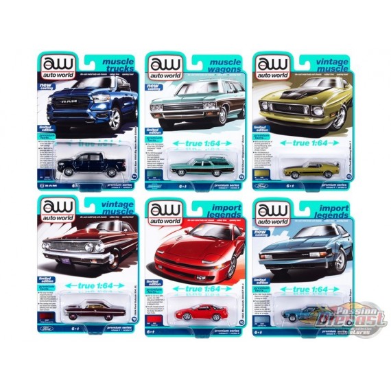 Auto World Premium - 2023 Release 4B - Assortiment - Auto World - 1:64 - AW64422 B - Passion Diecast