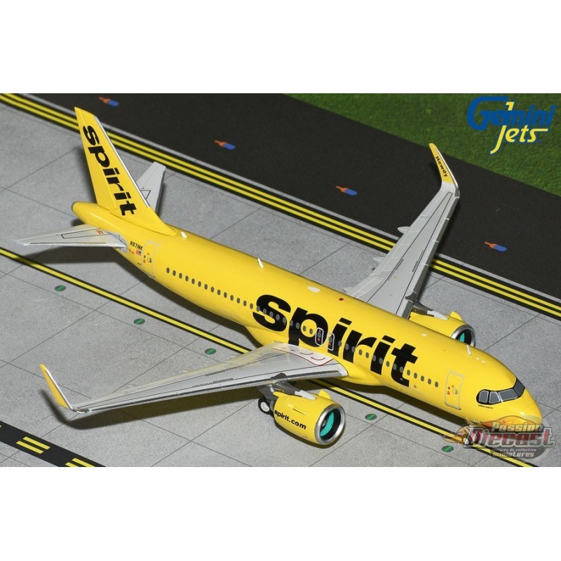 Spirit Airlines Airbus A321 NEO/ Yellow Livery / Gemini 1:200 G2NKS1235 -  Passion Diecast