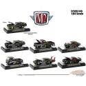 Auto-Thentics Shark Mouth Collection Release S46 - Assortiment de 6 - M2 Machines 1:64 - 32600-S46