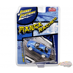 (CHASE) 1999 Nissan GT-R R34 Manga Racing - Bleu - Mijo Exclusives Limited 3,600 Pieces - Johnny Lightning - 1/64 - JLCP7455GR