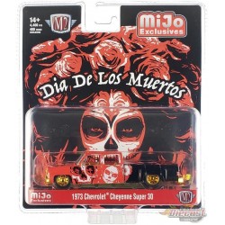 (CHASE) 1973 Chevrolet Cheyenne Super 30 - Dia De Los Muertos 2023 - Mijo Exclusives - M2 Machine - 1:64 - 39000-MJS01GR