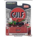 (Green Machine)1950 Dodge Power Wagon Dépanneuse Gulf Oil figurine limitée 3 600 - Exclusivités Mijo - 1/64 Greenlight - 51543GR