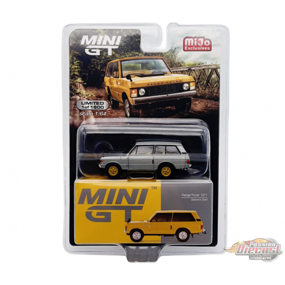 (CHASE) Range Rover 1971 Bahama Gold - Mini GT - 1:64 - MGT00495GR Passion Diecast