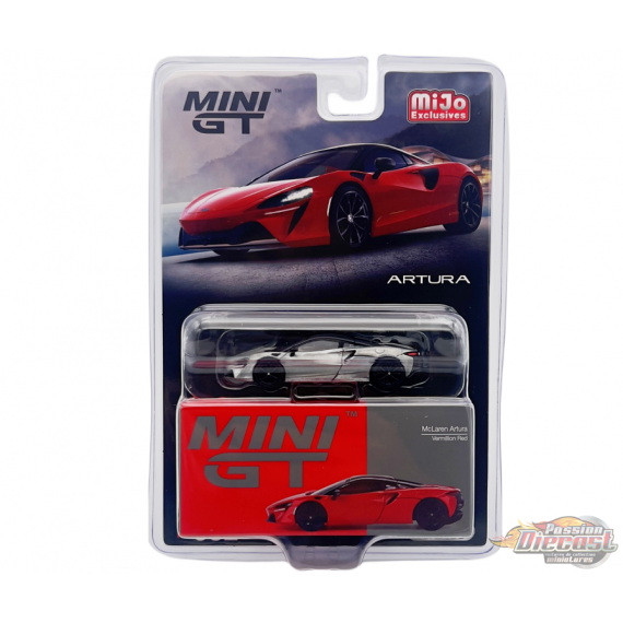 (CHASE) McLaren Artura Vermillion Rouge 2023 - Mini GT - 1:64 - MGT00532GR Passion Diecast