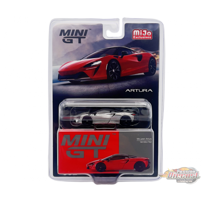 (CHASE) McLaren Artura Vermillion Red 2023 - Mini GT - 1:64 ...