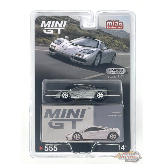 (CHASE) McLaren F1 Magnésium Argent - Mini GT - 1:64 - MGT00555GR Passion Diecast