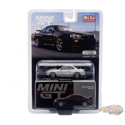 (CHASE) Nissan Skyline GT-R (R34) V-Spec Noir Perle - Mini GT - 1:64 - MGT00570GR Passion Diecast