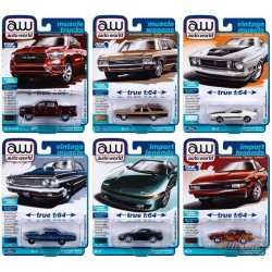 Auto World Premium - 2023 Release 4A - Assortiment - Auto World - 1:64 - AW64422 A - Passion Diecast