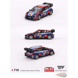 Hyundai i20 N Rally1 2023 Rally MonteCarlo 3rd Place No.11 - Mini GT - 1:64 - MGT00710 Passion Diecast