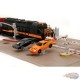 Scène finale de train de course de Fast and Furious - Diorama Hollywood Rides Nano - Jada - 1/87 - 34915 Passion Diecast