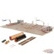Scène finale de train de course de Fast and Furious - Diorama Hollywood Rides Nano - Jada - 1/87 - 34915 Passion Diecast