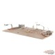 Scène finale de train de course de Fast and Furious - Diorama Hollywood Rides Nano - Jada - 1/87 - 34915 Passion Diecast