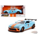 2016 Chevrolet Camaro Widebody - Light Blue and Orange - Gulf - Bigtime Muscle - Jada - 1/24 - 35209