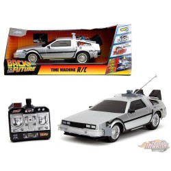 Back To The Future Time Machine with Light - Hollywood Rides R/C - Jada Radio Control 1:16 - 34627 - Passion Diecast