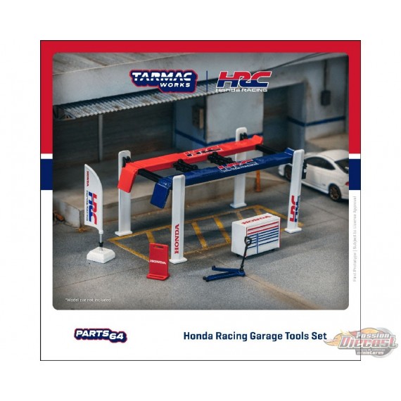 Ensemble d'outils de garage Honda Racing - Tarmac Works - 1/64 - T64A-TL001-HRC Passion Diecast