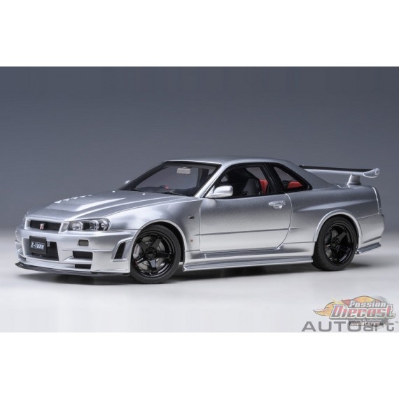 NISMO R34 GT-R Z-TUNE (Z-TUNE SILVER) - Autoart - 77461 Passion Diecast