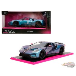 2017 Ford GT - Metallic Purple Blue - Pink Slips - Jada - 1/24 - 35192 - Passion Diecast 
