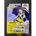 (CHASE) Morton Salt - 1940 Ford Sedan Delivery in Dark Blue and Yellow - Johnny Lightning - 1/64 - JLSP349GR