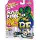 (CHASE) RAT FINK - Dragster en flocon de métal vert et fuchsia - Johnny Lightning - 1/64 - JLSP345GR Passion Diecast