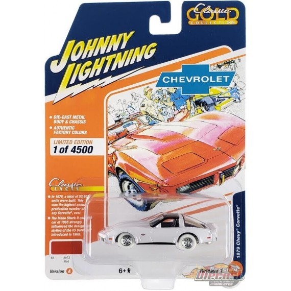 (CHASE) 1979 Chevrolet Corvette en rouge - Johnny Lightning 1/64 - JLSP324 AGR Passion Diecast