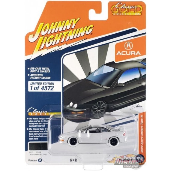 (CHASE) 2000 Acura Integra Type R en Nighthawk Black Pearl - Johnny Lightning 1/64 - JLSP322 BGR Passion Diecast