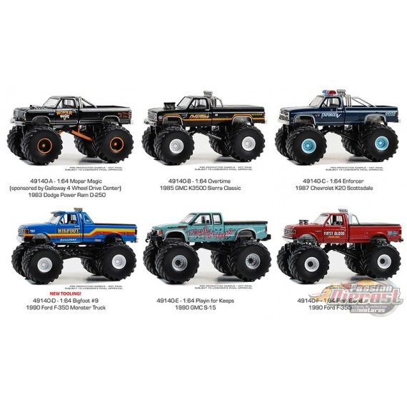 Kings of Crunch Series 14 - Assortment - 1/64 Greenlight - 49140 Passion Diecast