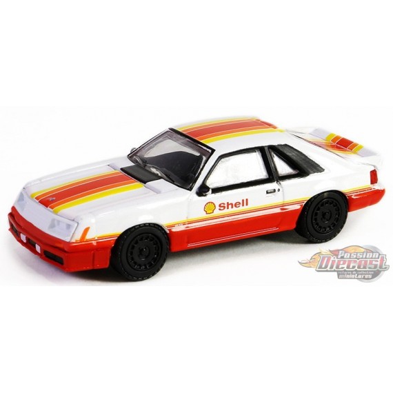 1982 Ford Mustang GT - Shell Oil Special Edition Series 2 - 1/64 Greenlight - 41155 E