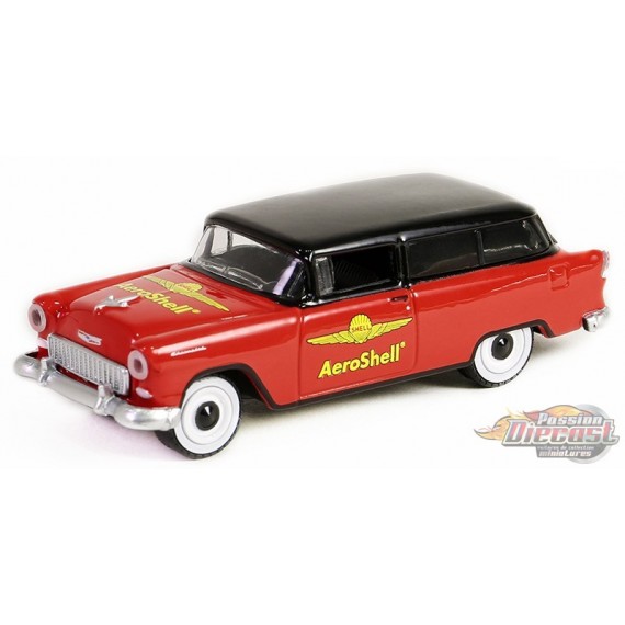 1955 Chevrolet Sedan Delivery - Shell Oil Special Edition Series 2 - 1/64 Greenlight - 41155 B