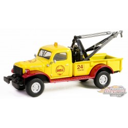 1949 Dodge Power Wagon Wrecker - Shell Oil Special Edition Series 2 - 1/64 Greenlight - 41155 A