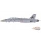 Boeing EA-18G Growler / USN VAQ-142 Gray Wolves, AJ500, USS Gerald R. Ford, 2023, avec BNG / Hobby Master 1:72 HA5158