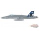 McDonnell Douglas F/A-18C Hornet / FAF, HN-411, RAF Fairford, RIAT 2023 / Hobby Master 1:72 HA3582