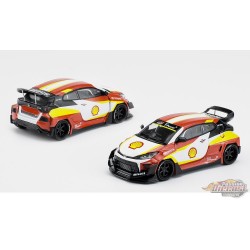 SHELL TOYOTA PANDEM GR YARIS - Pop Race 1:64 - PR640039 -  Passion Diecast 