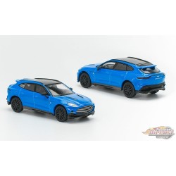 ASTON MARTIN DBX 707 BLEU - Pop Race 1:64 - PR640031 -  Passion Diecast 