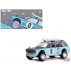 Kaido★House - Datsun KAIDO 510 Wagon Kaido GT Surf Safari RS Winter Spec - Mini GT - Mijo Exclusives - 1/64 - KHMG092