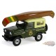 Nissan Patrol 1980 avec canot sur le toit - Smokey Bear Series 3 - 1/64 Greenlight - 38060 F