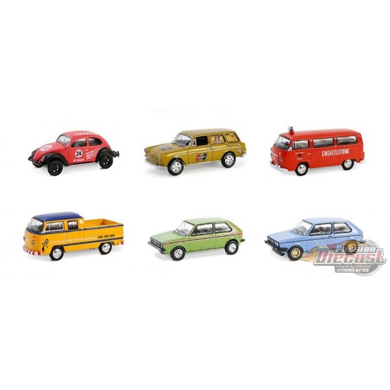 Club Vee-Dub Series 19 - Assortiment - 1/64 Greenlight - 36100 - Passion Diecast